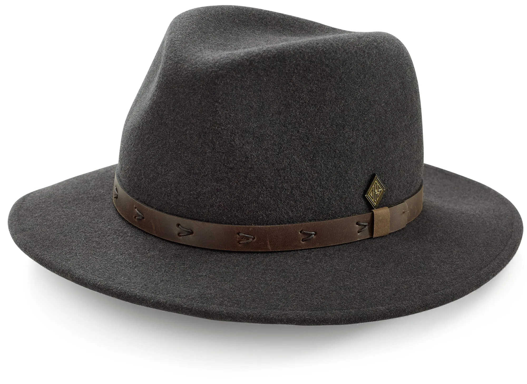 Men felt hat, Anthracite | Manufactum