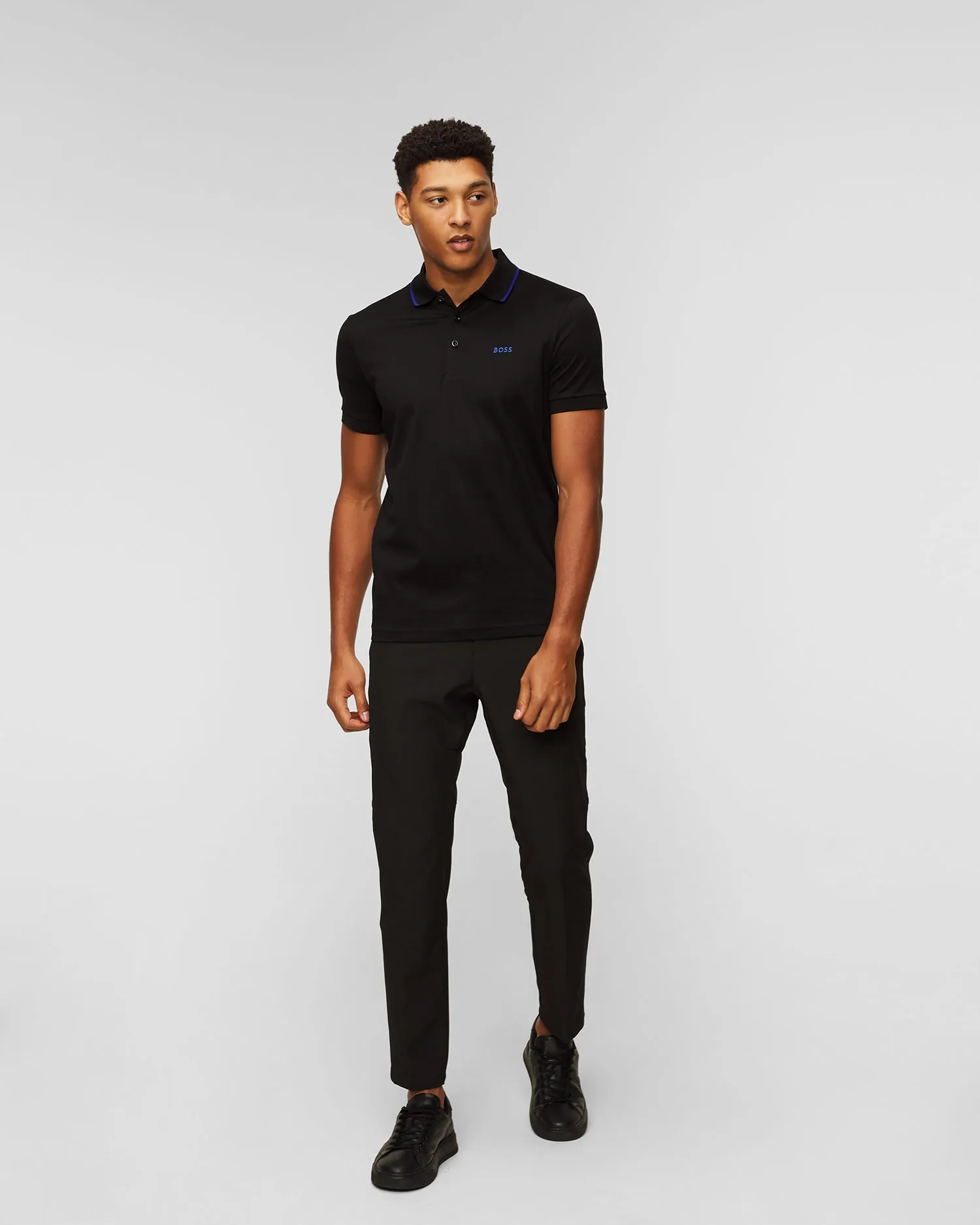 Men's black Hugo Boss Paddy polo shirt 50494309-1