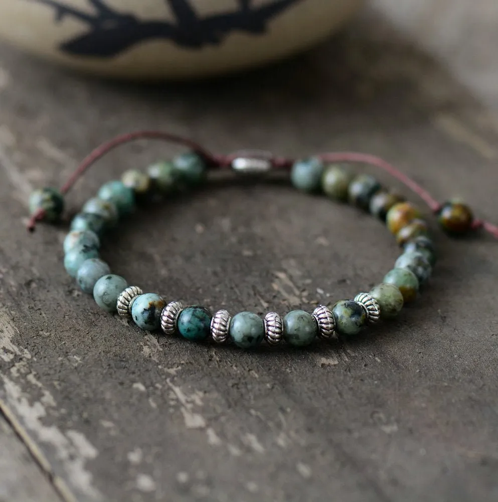 Men's African Turquoise Ragnar Bracelet