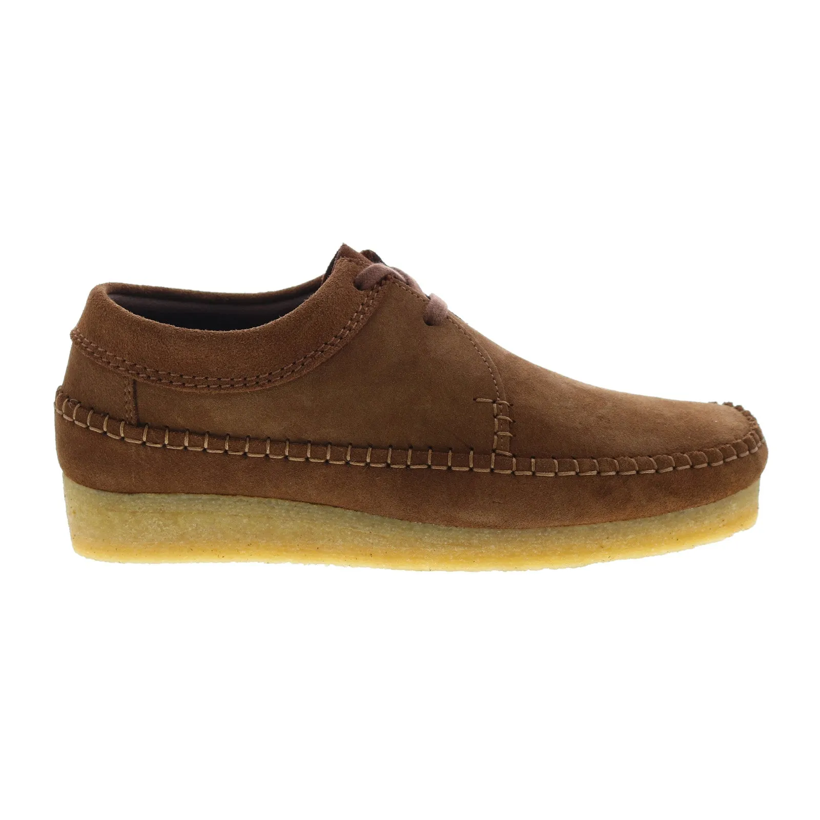 Mens Brown Suede Weaver Oxfords & Lace Ups Casual Shoes by Clarks