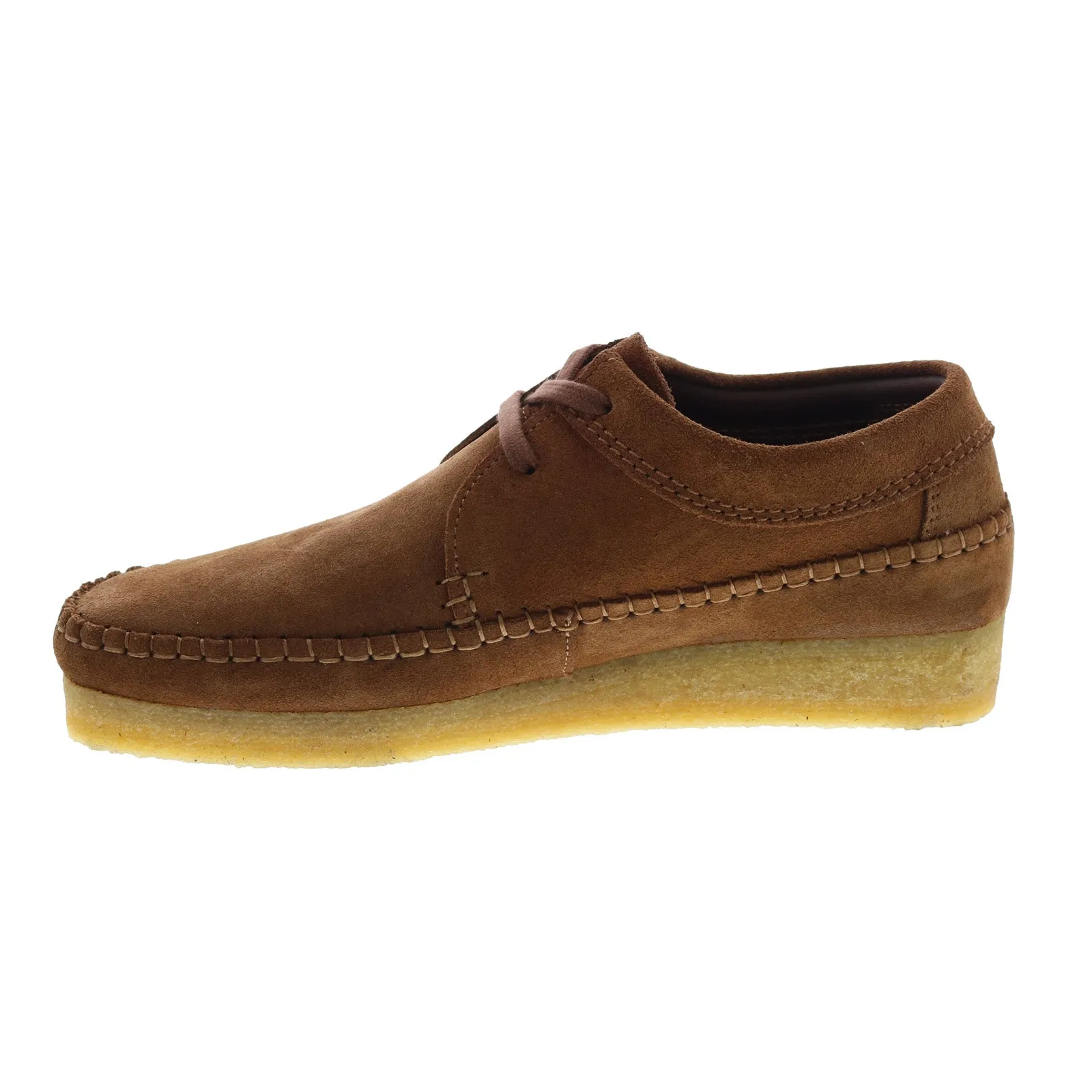 Mens Brown Suede Weaver Oxfords & Lace Ups Casual Shoes by Clarks