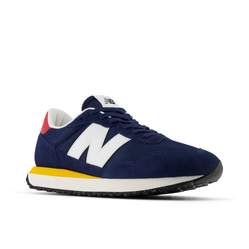  Men's Classic 237 NB Navy with White and Team Red and Varsity Gold  