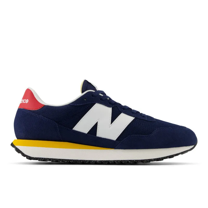  Men's Classic 237 NB Navy with White and Team Red and Varsity Gold  