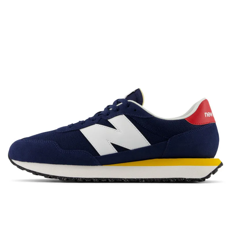  Men's Classic 237 NB Navy with White and Team Red and Varsity Gold  