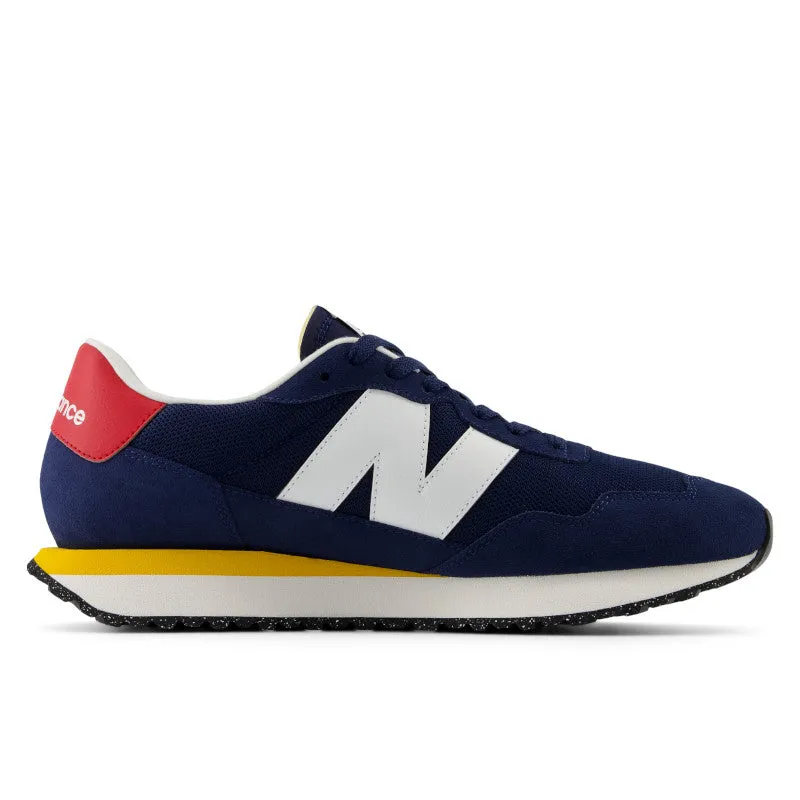  Men's Classic 237 NB Navy with White and Team Red and Varsity Gold  