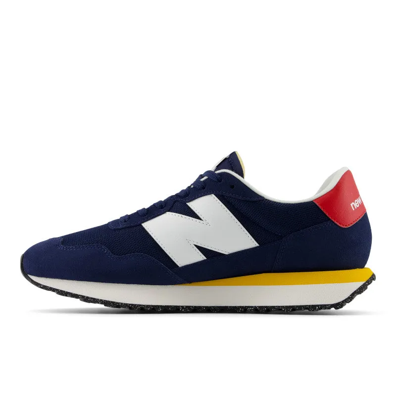  Men's Classic 237 NB Navy with White and Team Red and Varsity Gold  