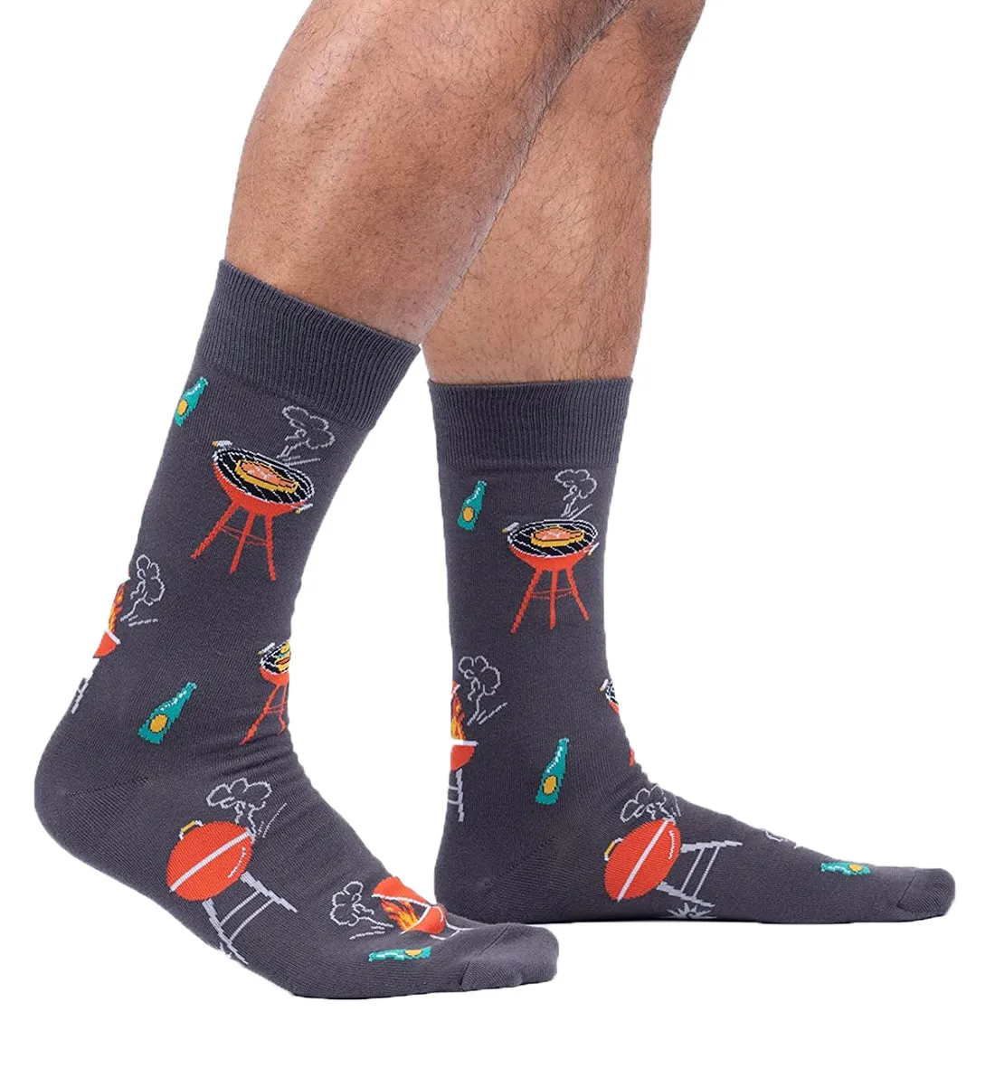 Men's Crew Socks - High Stakes Print - Sock It to Me