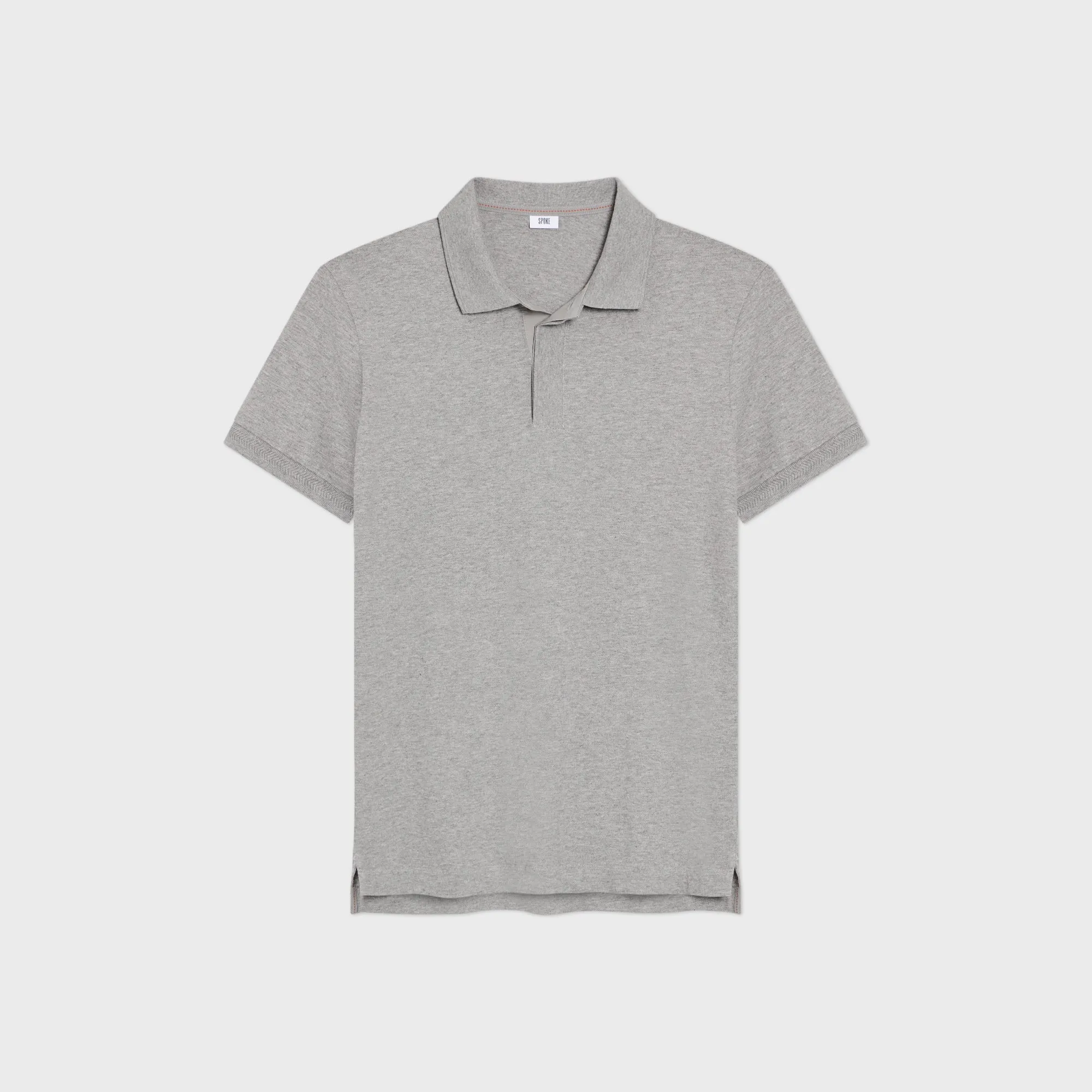 Men's Piqué Polo Shirt Grey