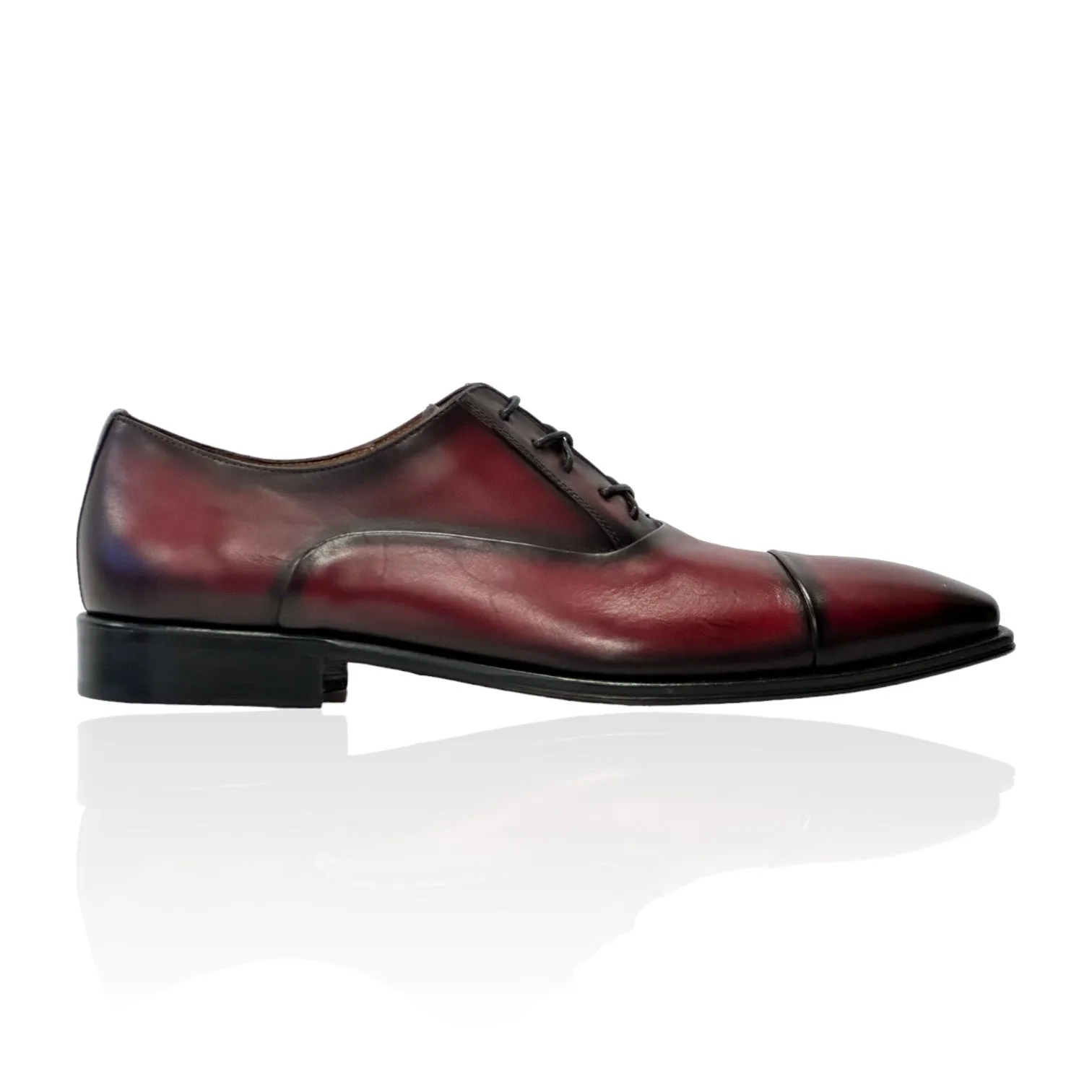 Mezlan Men's Burgundy Calf-Skin Formal Oxfords 20708 (MZ3726)