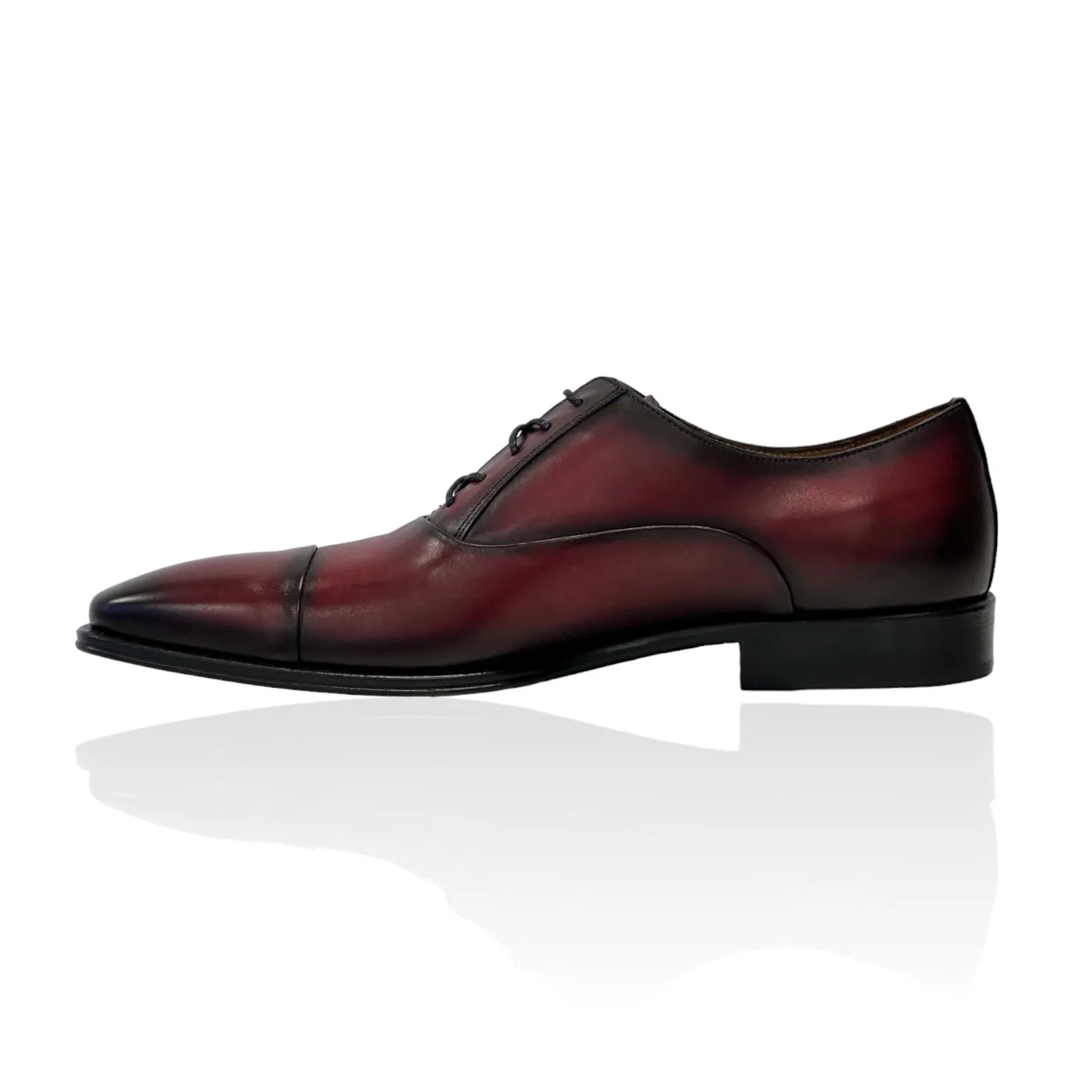 Mezlan Men's Burgundy Calf-Skin Formal Oxfords 20708 (MZ3726)