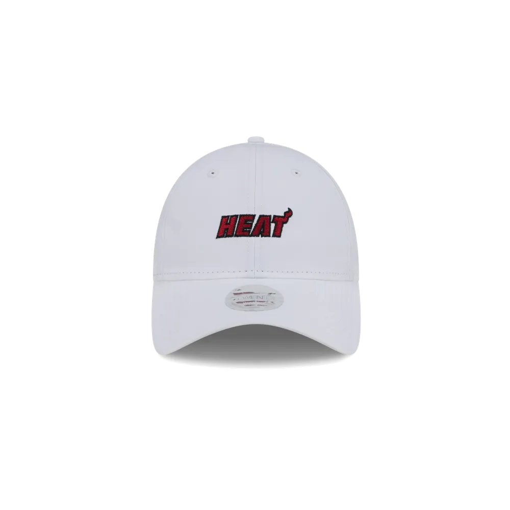 Miami HEAT Women's Active Dad Hat in New Era style.