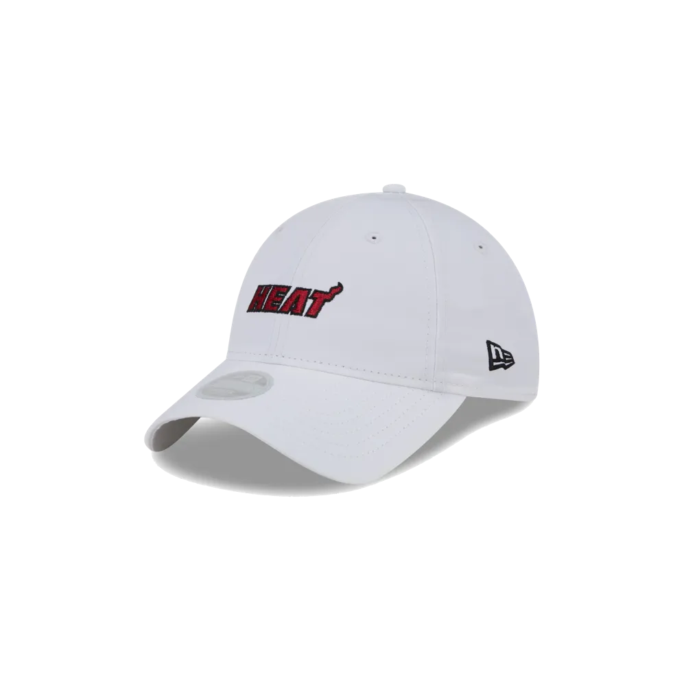 Miami HEAT Women's Active Dad Hat in New Era style.