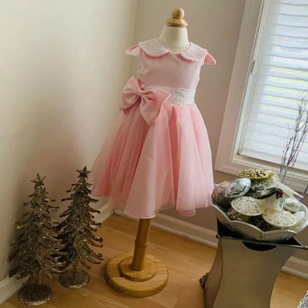 Princess Pearl Blush Rose Dress - Fast Shipping