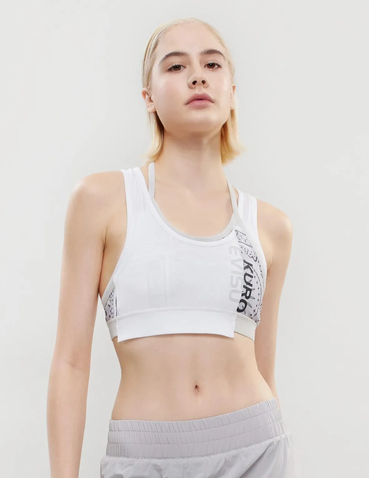 Mixed Layer Bra top