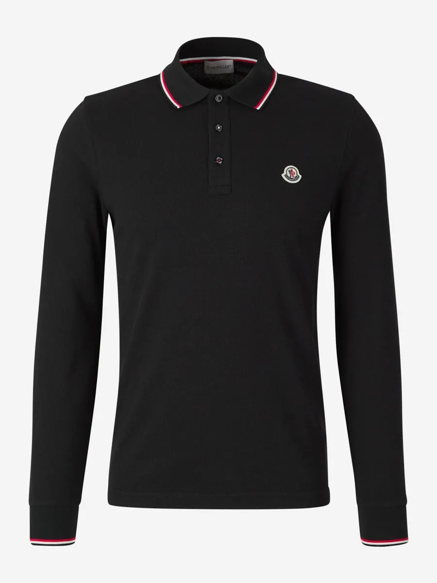 Moncler Long Sleeve Polo 