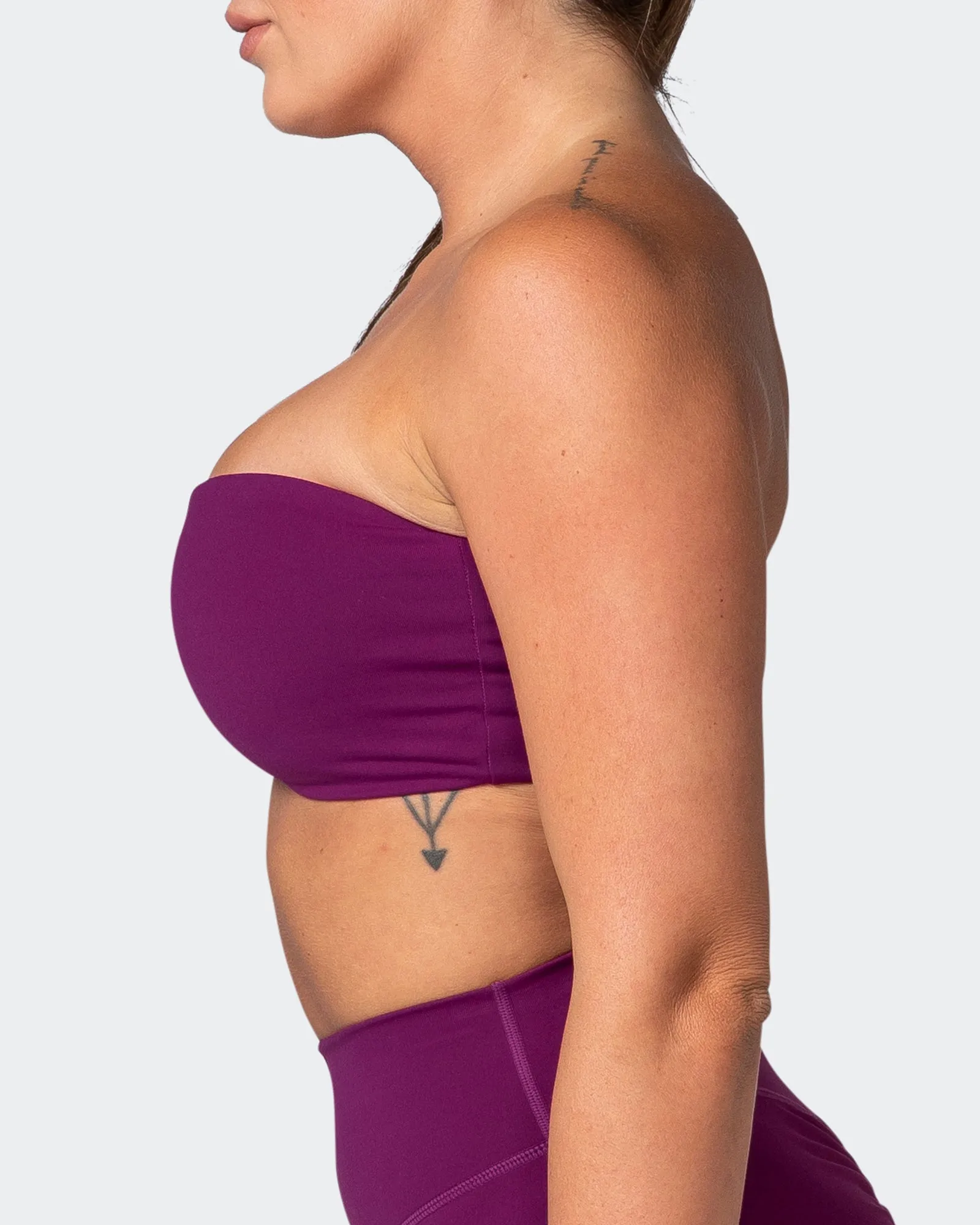 Movement One Shoulder Bralette - Huckleberry