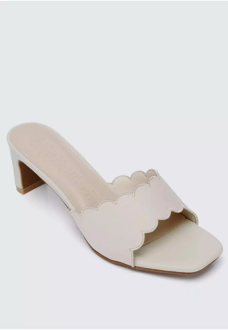 My Ballerine My Ballerine Carmen Comfy Heels In Beige