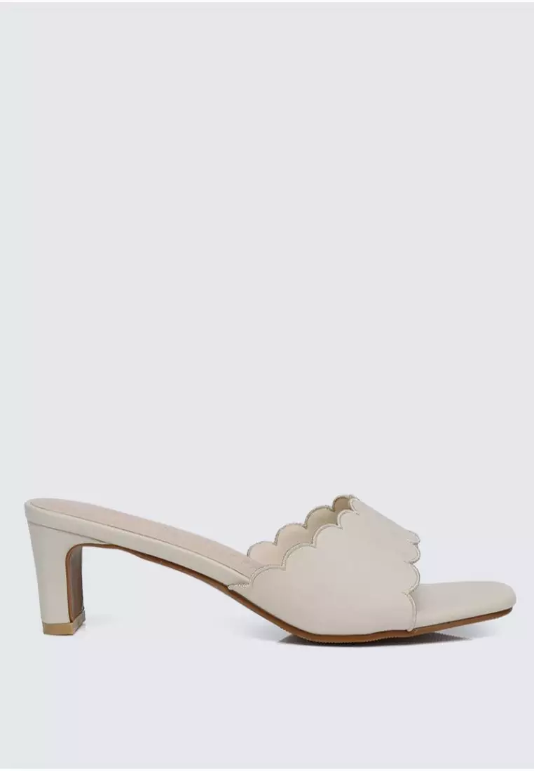 My Ballerine My Ballerine Carmen Comfy Heels In Beige