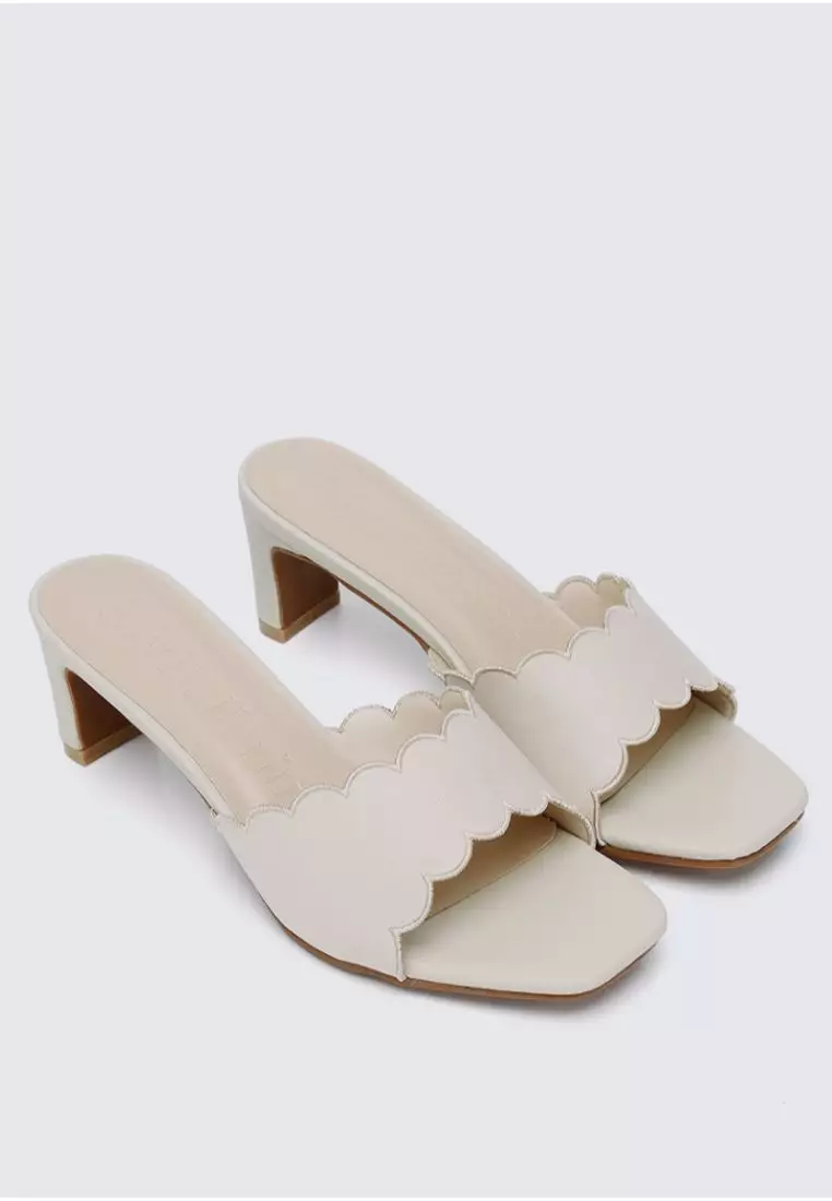 My Ballerine My Ballerine Carmen Comfy Heels In Beige