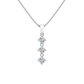 My Girl 3 Drop Diamond Pendant