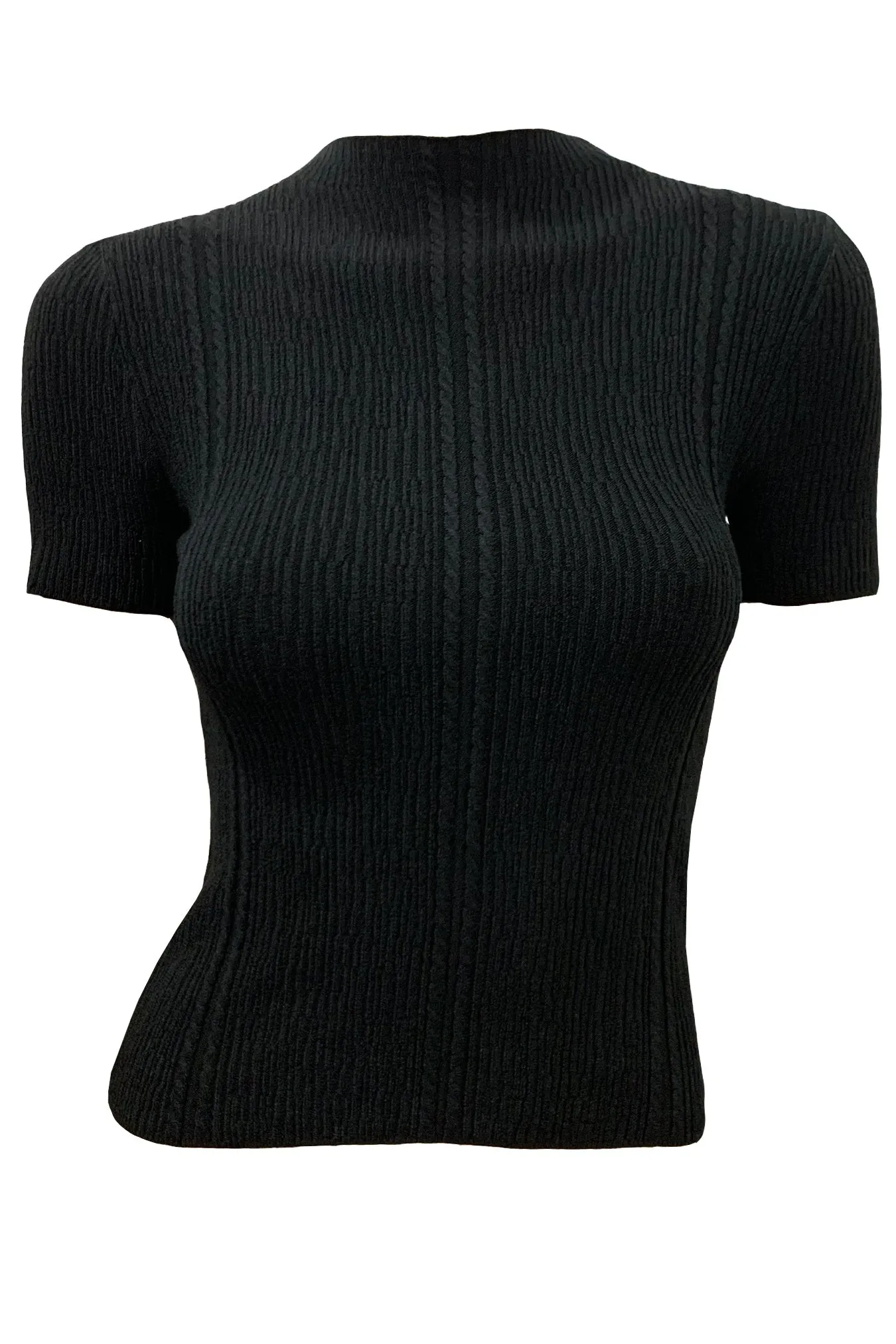 Naida Knit Top - Black