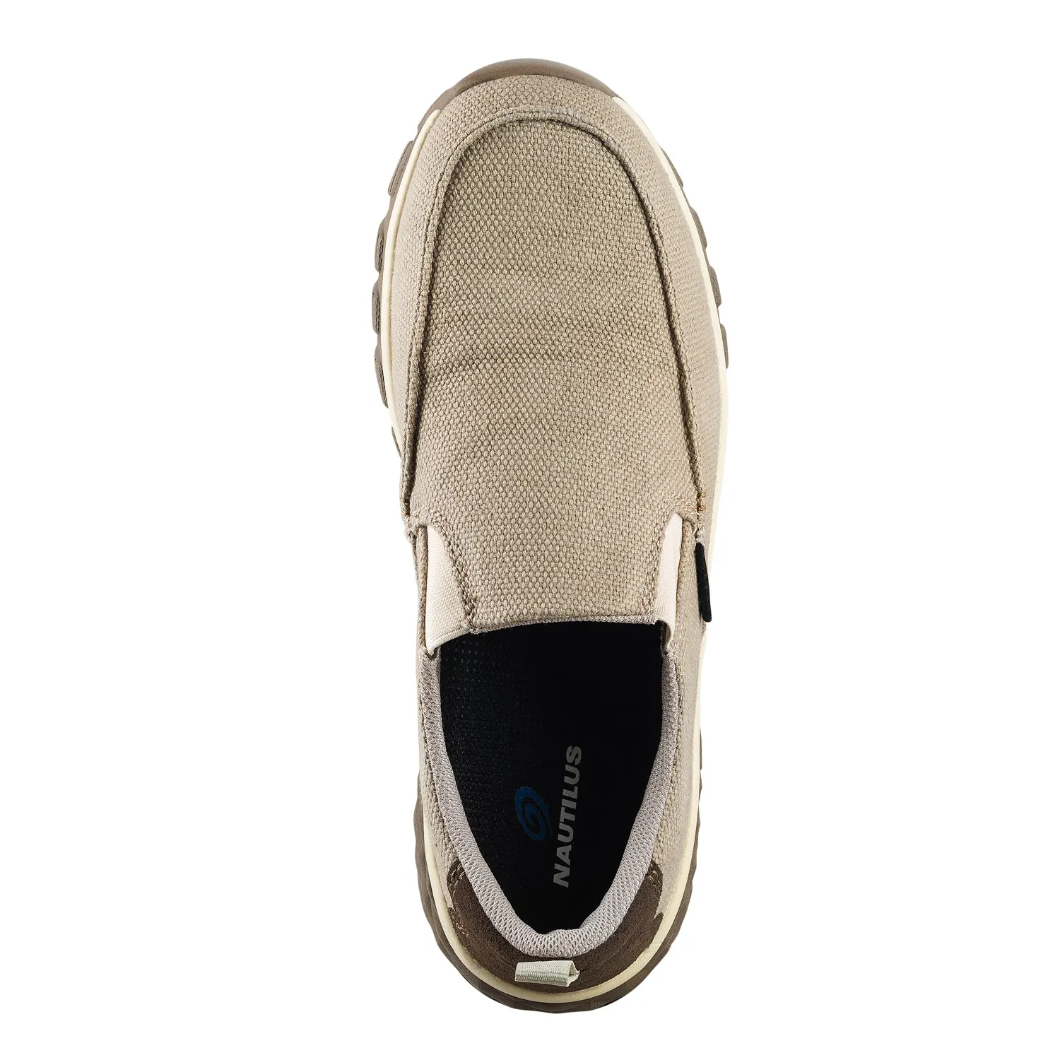 Nautilus Tan Alloy Toe EH Slip-On Work Shoes