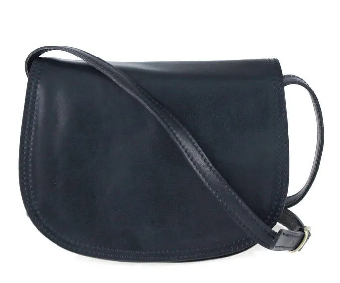 Navy calfskin enila bag