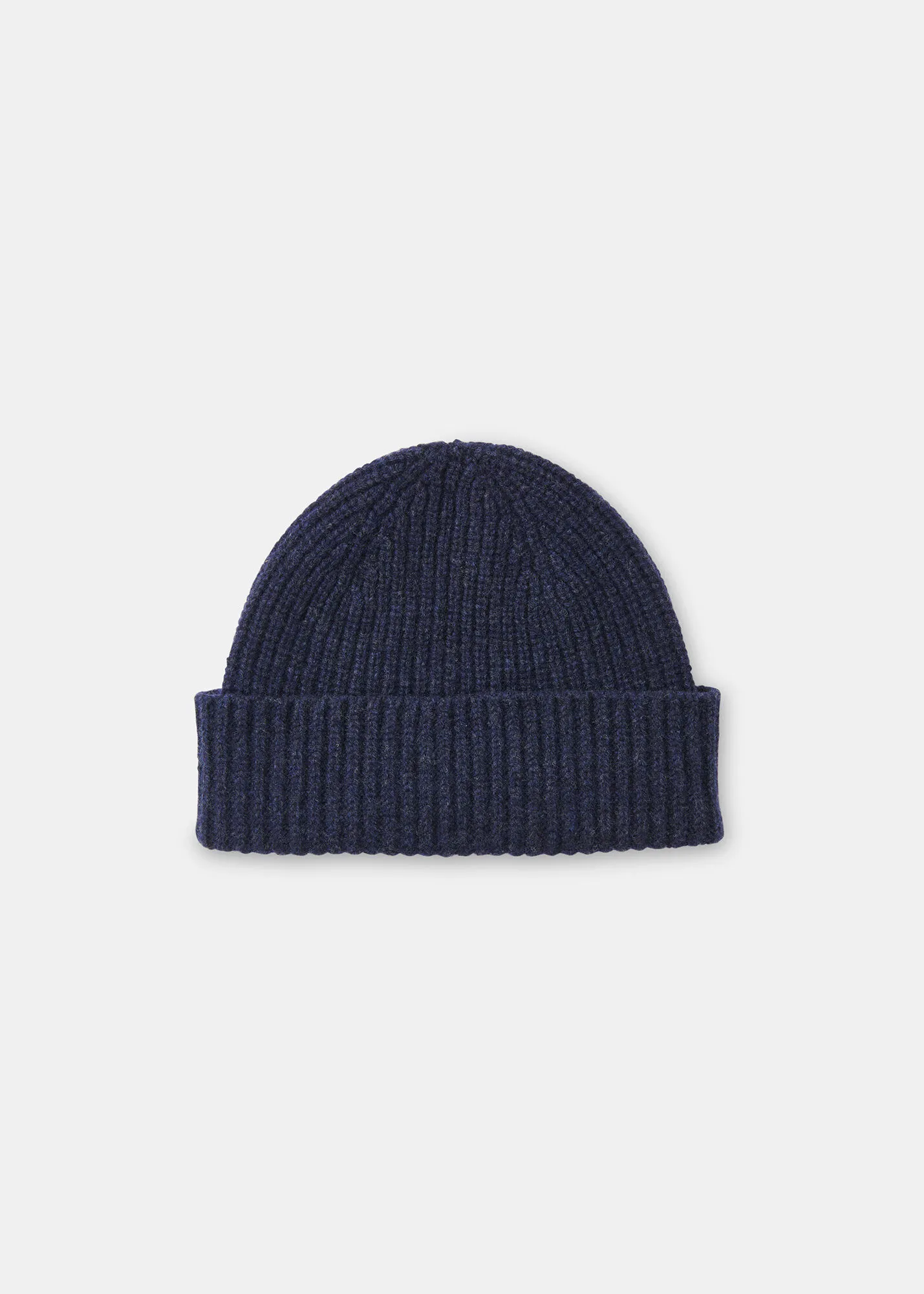 Navy Lambswool Hat