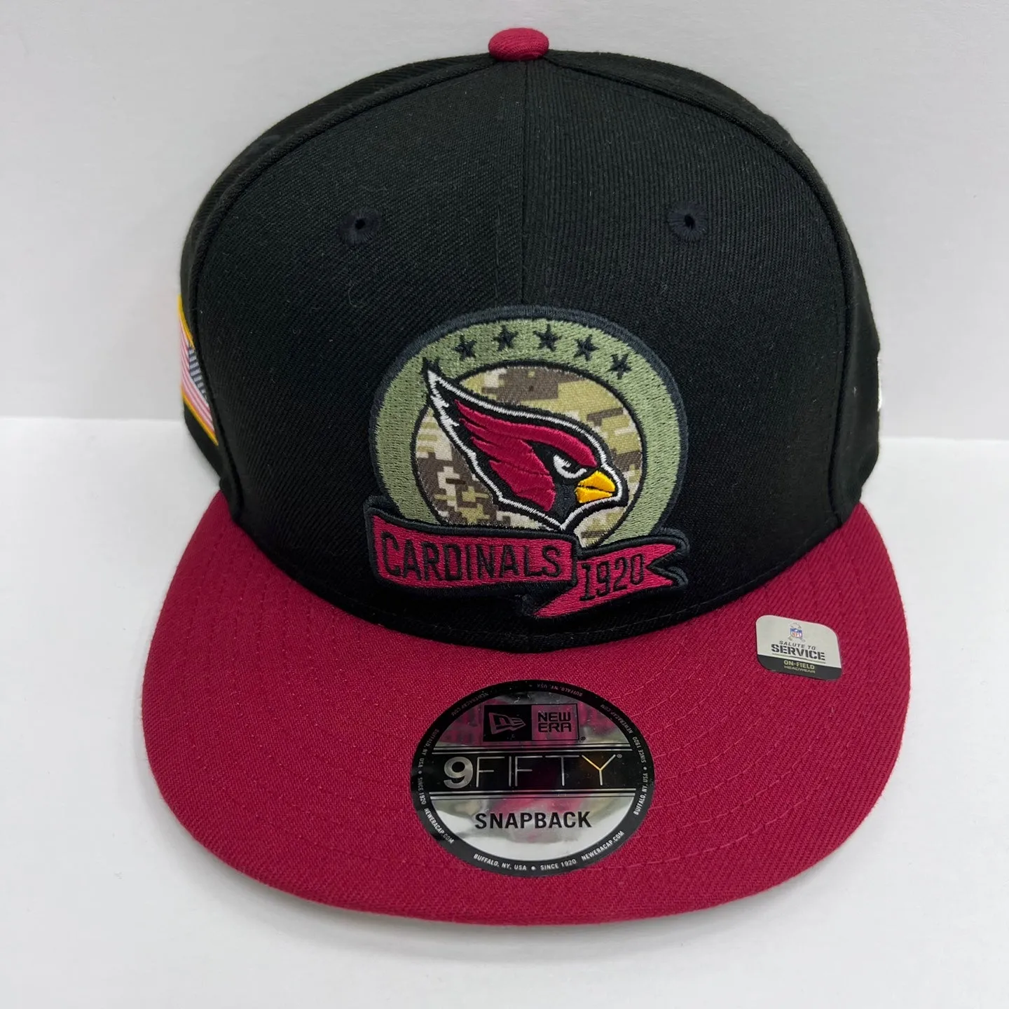 New Era NFL 9FIFTY Cardinals 1920 Snapback Hat with USA Design