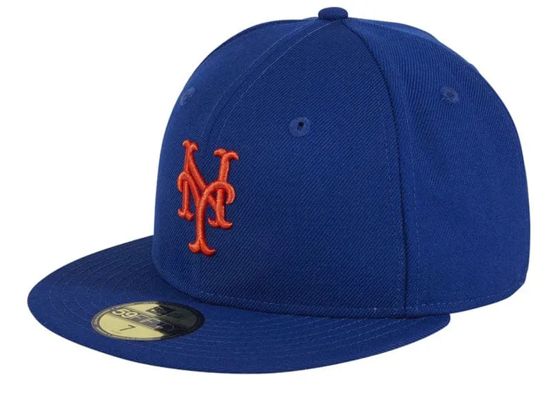 New Era Retro On-Field New York Mets Game 59Fifty Fitted Hat Blue 7