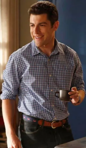 NEW GIRL: Schmidt's Designer Button Down