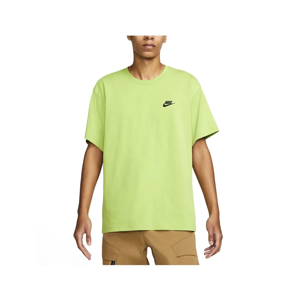 Nike Men's Lightweight Knit Short-Sleeve Top Vivid Green