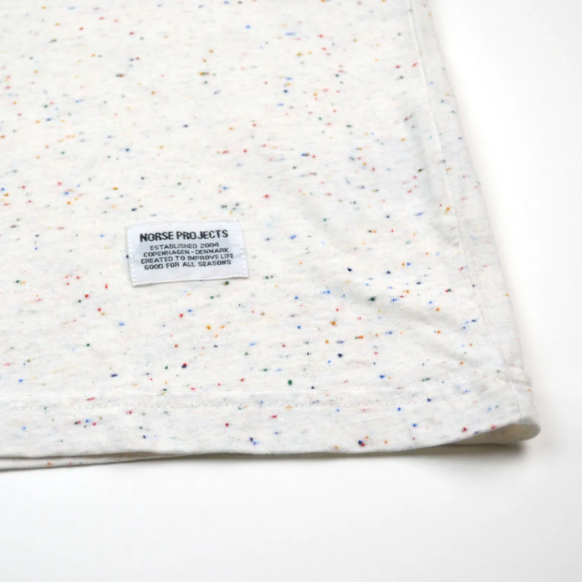 Norse Projects Niels Boucle T-shirt White