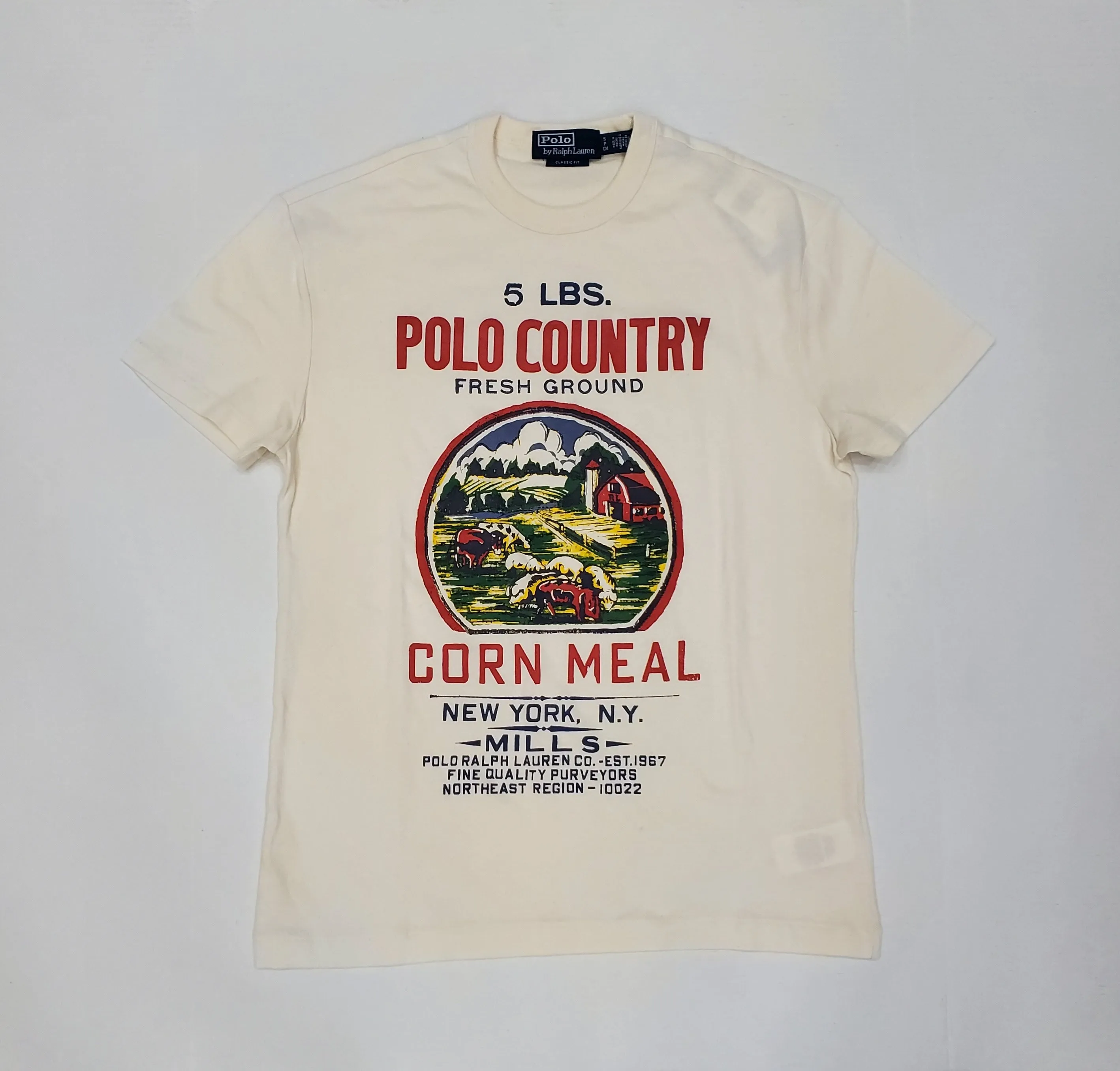 Nwt Polo Ralph Lauren Polo Country Corn Meal Classic Fit Tee