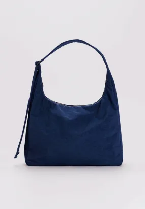 Nylon Shoulder Bag - Navy