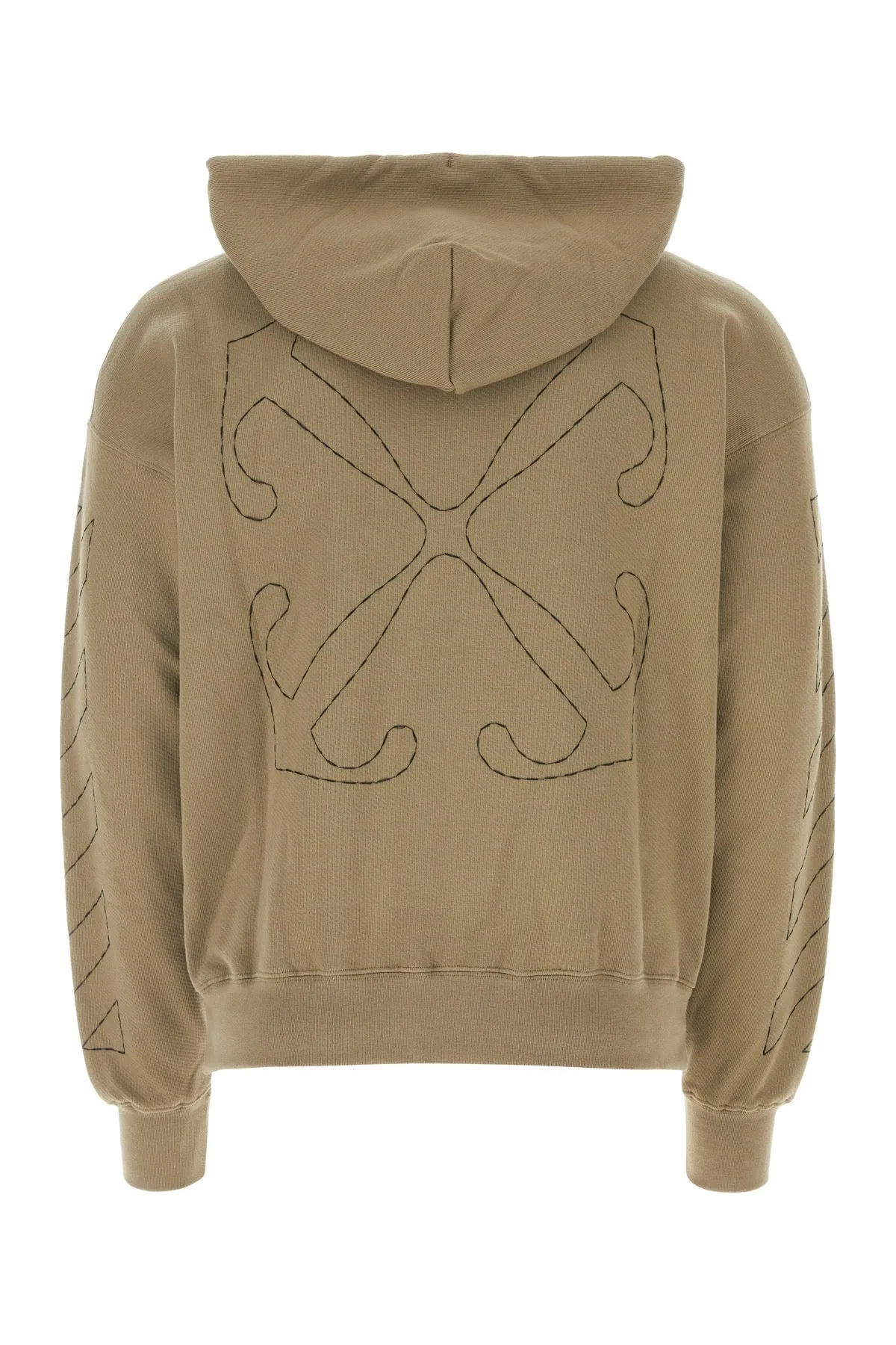 Off White Mud Cotton Sweatshirt