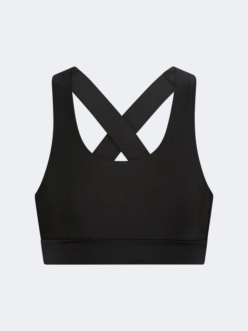 Oil And Gaz Medium Support Women Lifestyle Bra Black