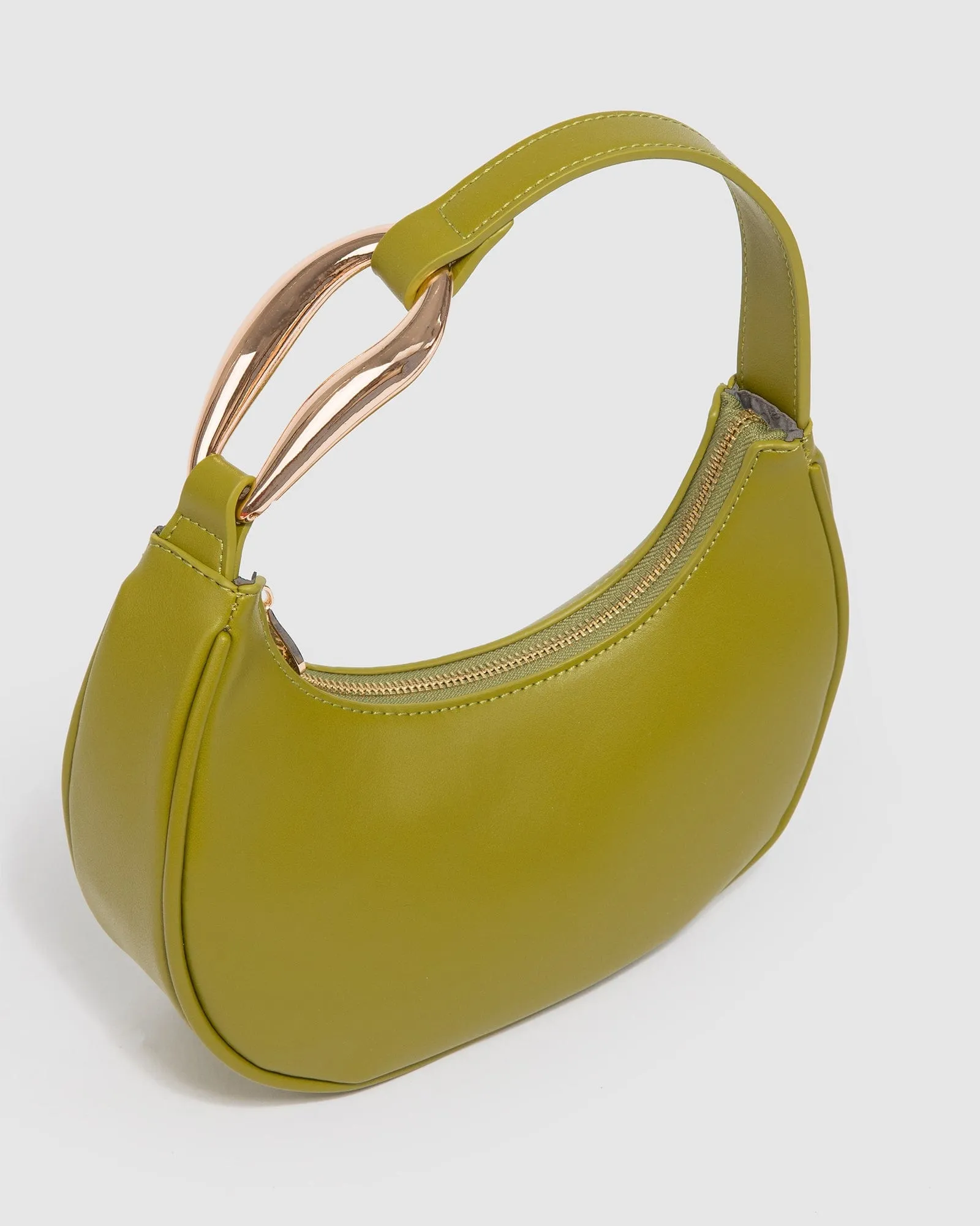 Olive Georgia Buckle Grab Bag