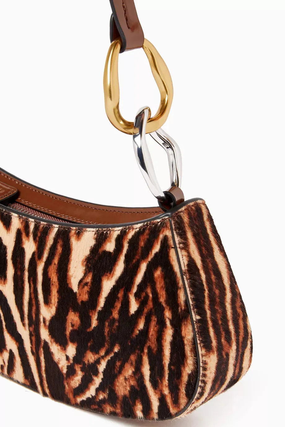 Ollie Calf Hair Shoulder Bag