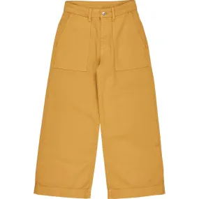 Omnes Yellow Willow Wide Leg Trousers