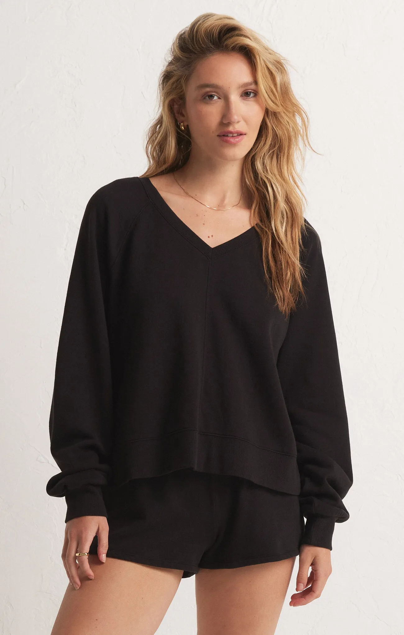 Open Back Sweatshirt