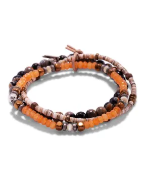 Orange Tiger Bracelet Set