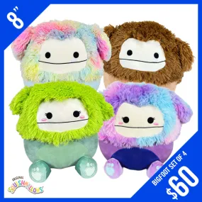 Original Squishmallows! BigFoot (Set of 4) 8