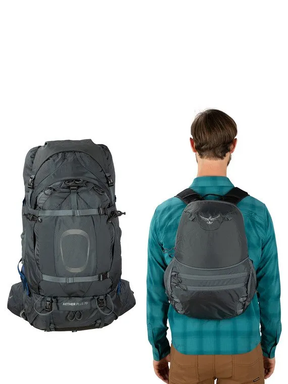 Osprey AETHER PLUS 70 Backpack w/raincover