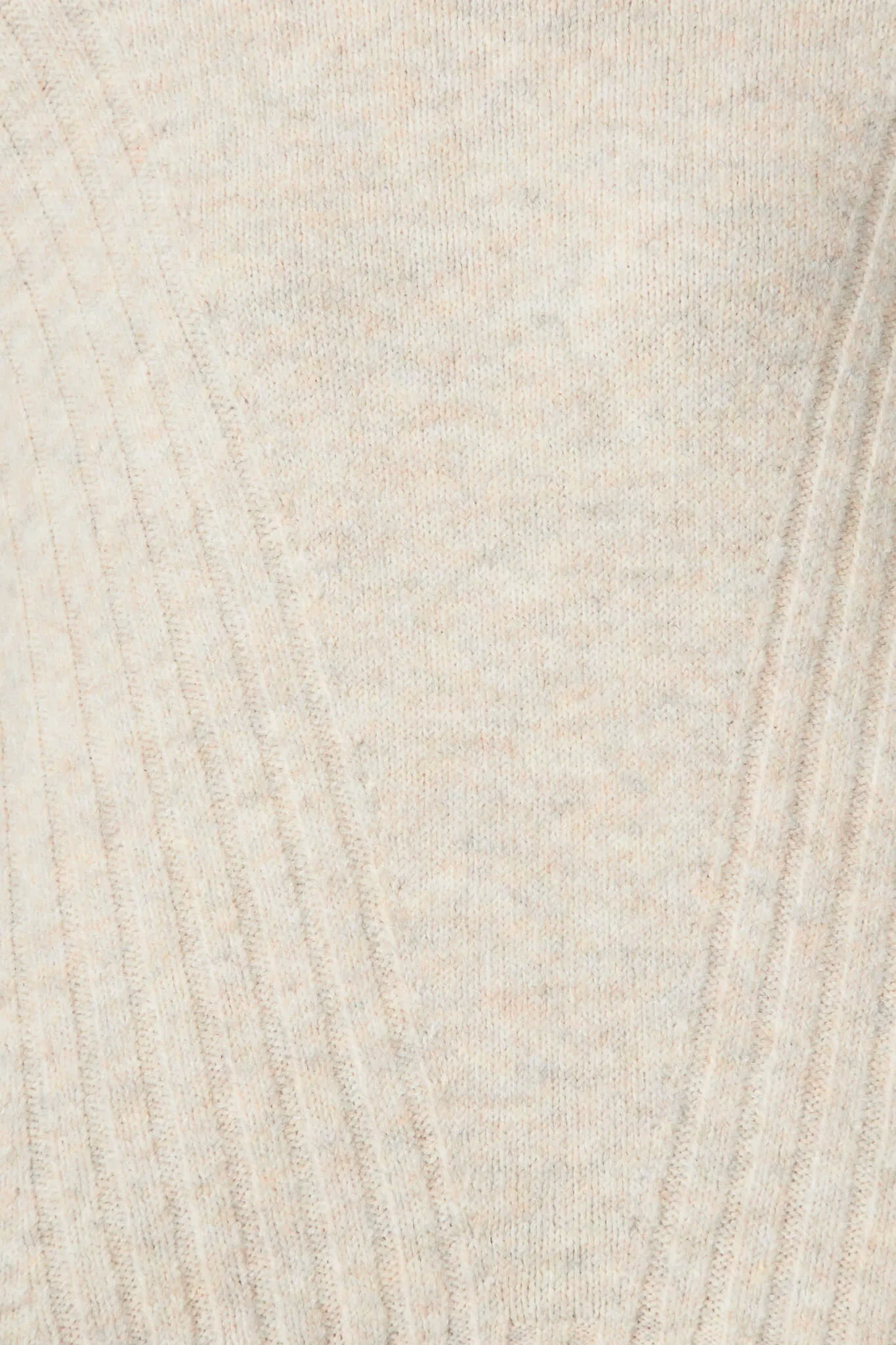 Otto Knit In Beige Wool Blend