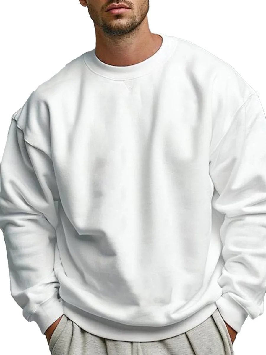 Oversized Solid Sweatshirt