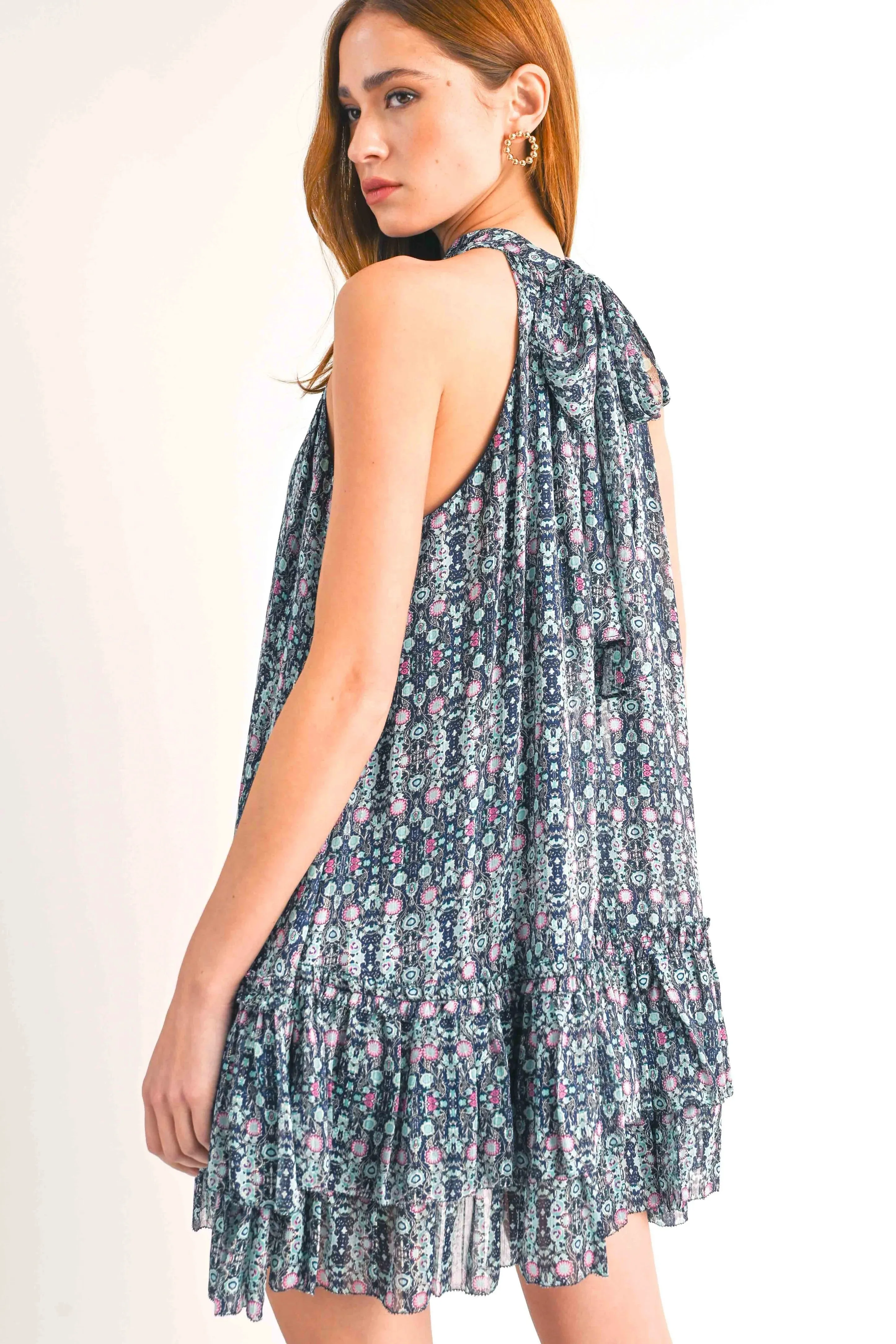 Paisley Halter Dress