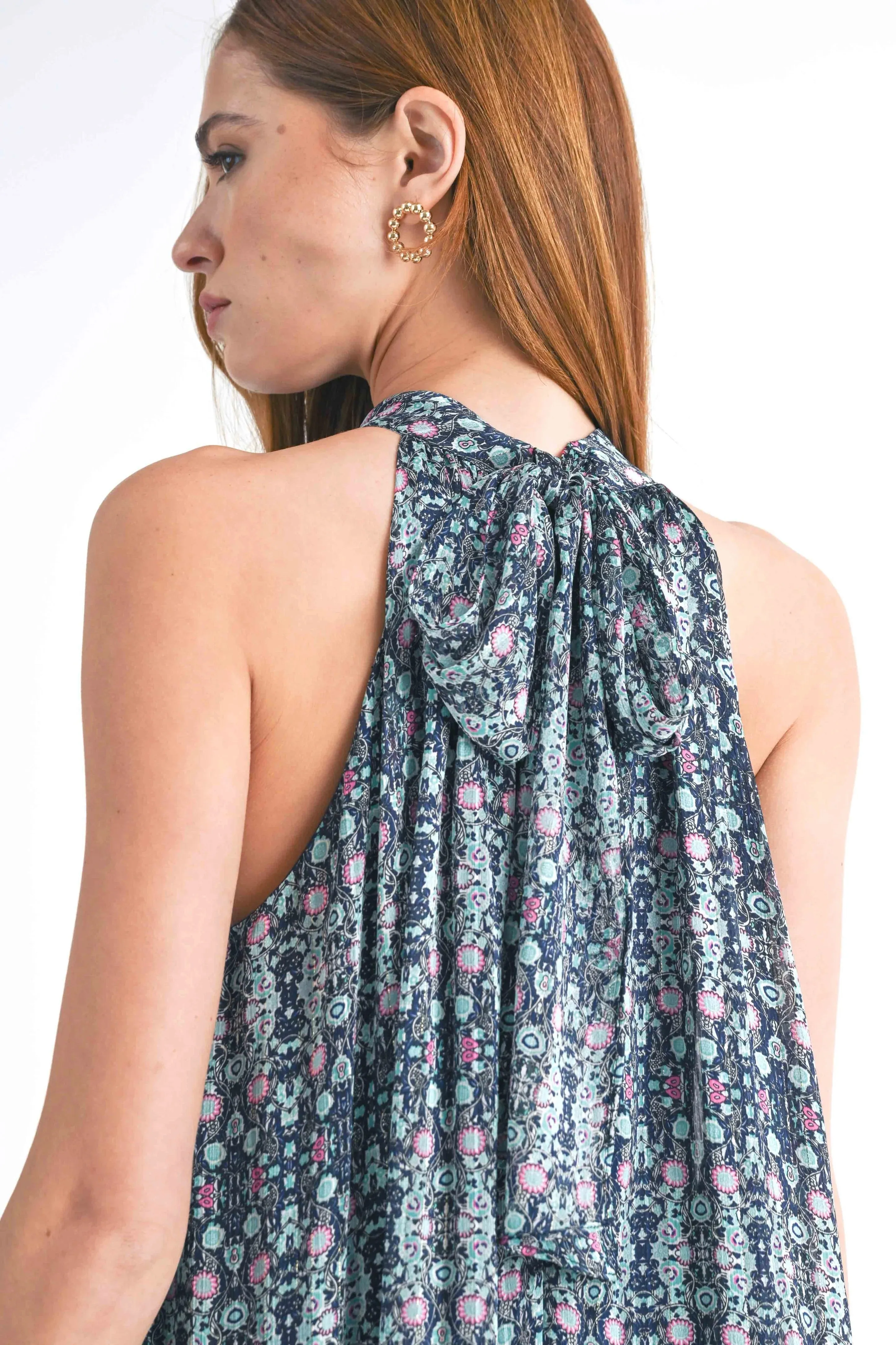 Paisley Halter Dress