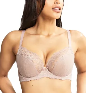 Lace Plunge Underwire Bra (9396) - Vintage