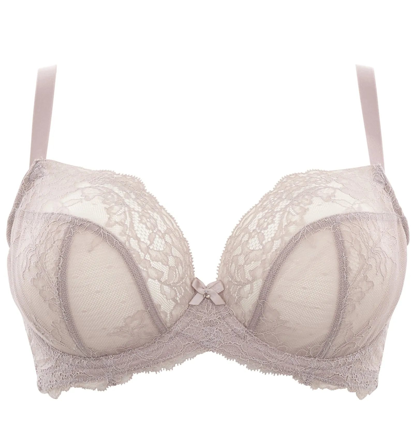 Lace Plunge Underwire Bra (9396) - Vintage